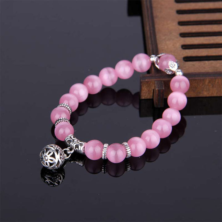 Buddha Stones Tibetaanse Armband met kattenoogmotief - image 11