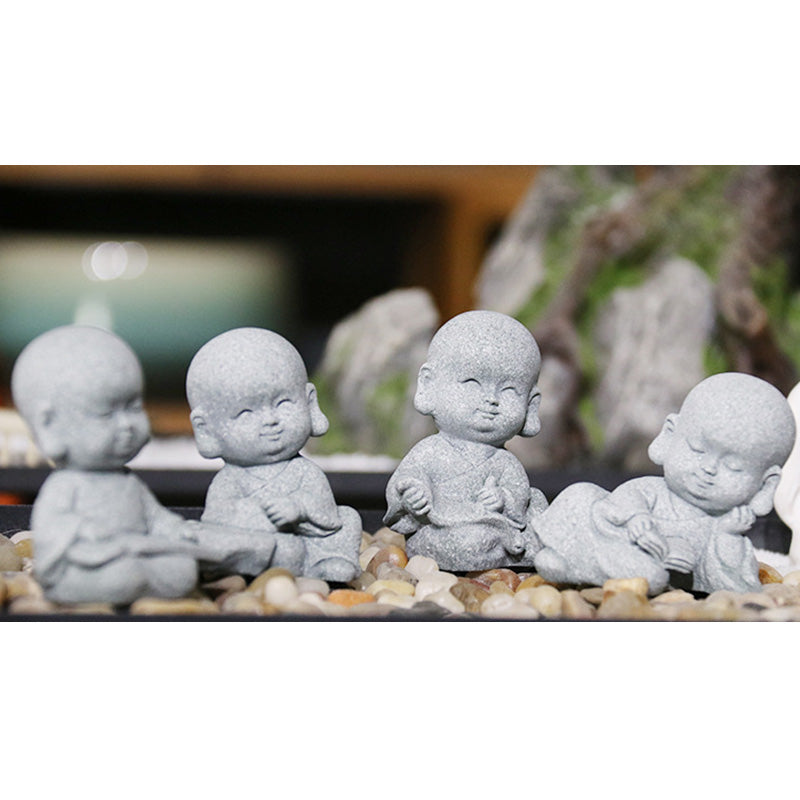 Buddha Stones Meditatie, gebed, monnik, Boeddhabeeld, sereniteit, huisdecoratie - image 16