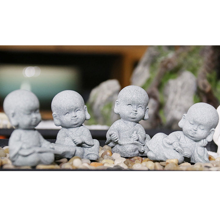 Buddha Stones Meditatie, gebed, monnik, Boeddhabeeld, sereniteit, huisdecoratie - image 16