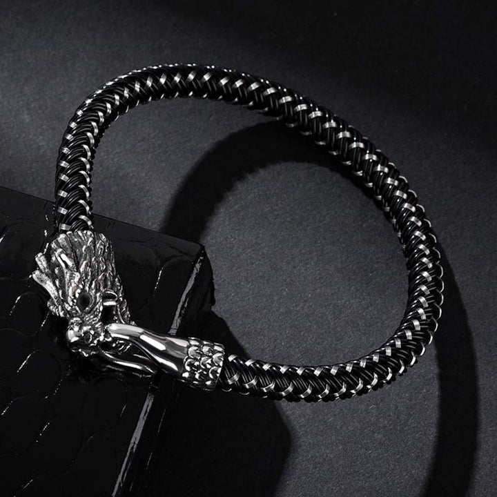 Buddha Stones Armband van titaniumstaal ter bescherming en geluk - image 1
