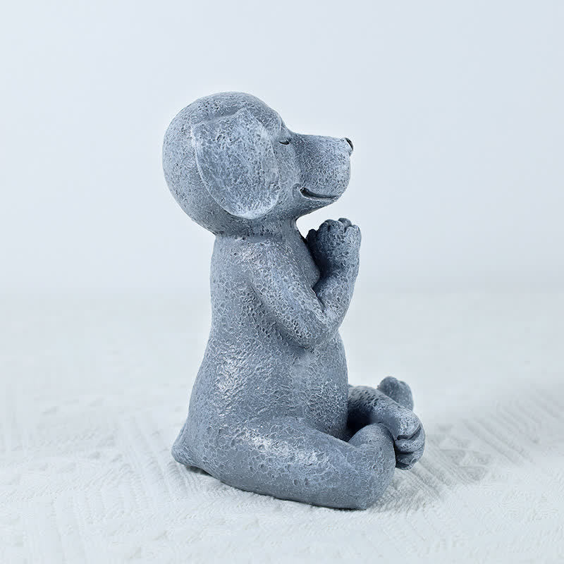 Buddha Stones Mediterende Zen Hond Kat Kikker Decoratie - image 3