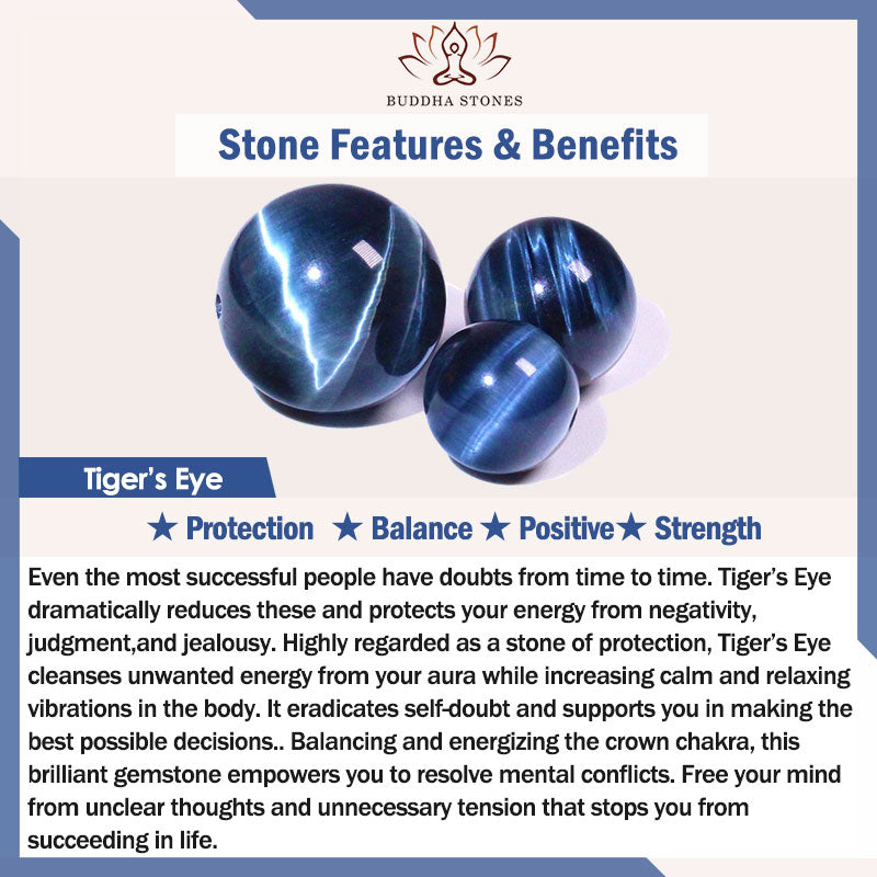 Buddha Stones Tijgeroog Hematiet Lavasteen Zwarte Onyx Lazuriet Lapis Lazuli Kralen Beschermende Kracht Leren Armband - image 1