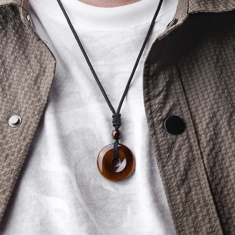 Buddha Stones Geluksmunt hanger met helende kristal edelsteen Ketting - image 21