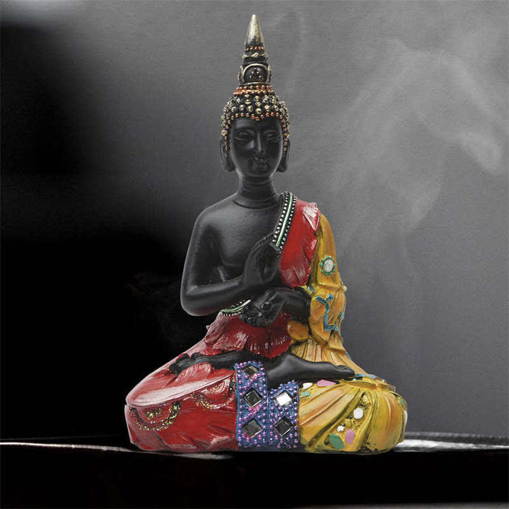 Buddha Stones Thaise Boeddha Sereniteit Harsbeeld Decoratie - image 1