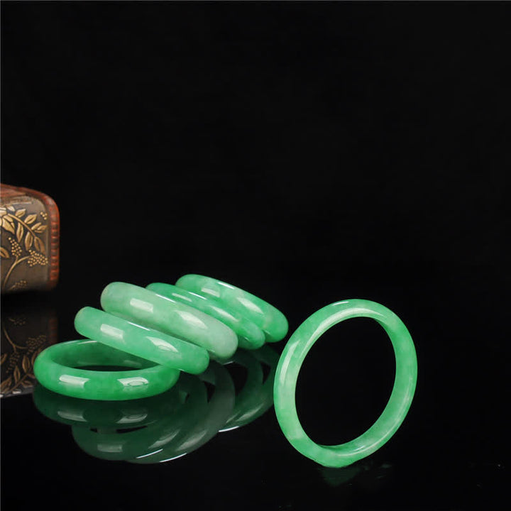Buddha Stones Kwartsiet Jade Helende Overvloed Beschermende Bangle-armband - image 10