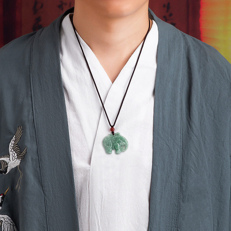 Olifant Jade Ketting met hanger - image 3
