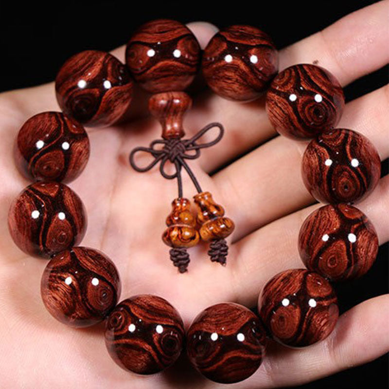 Buddha Stones Armband van Tibetaans palissanderhout met warmte-effect (willekeurig type) - image 4