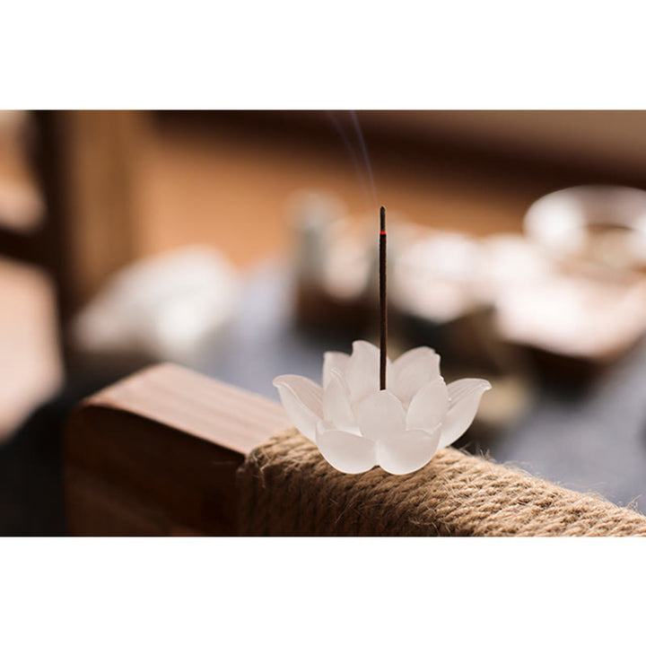 Buddha Stones Mini Lotus Liuli Kristal Genezing Meditatie Wierook - image 15