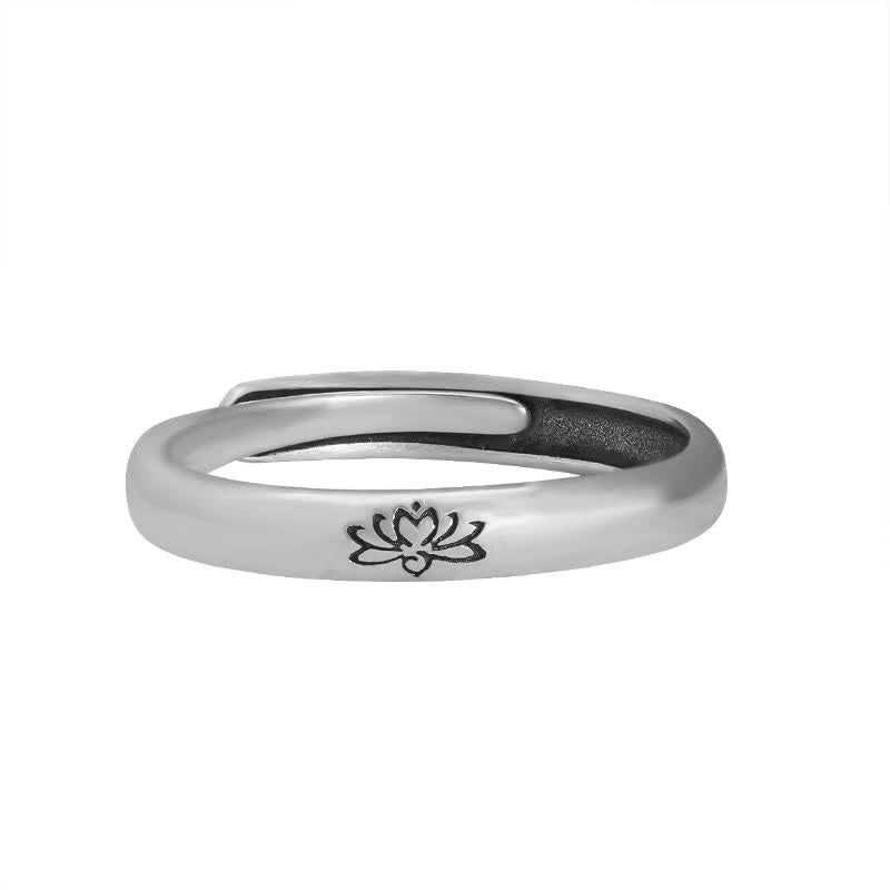 Buddha Stones Lotusbloem Ring van 925 sterling zilver - image 8