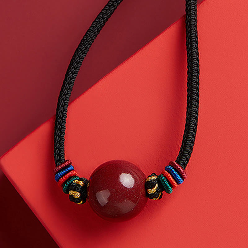 Buddha Stones Cinnaberkraal Ketting - image 5