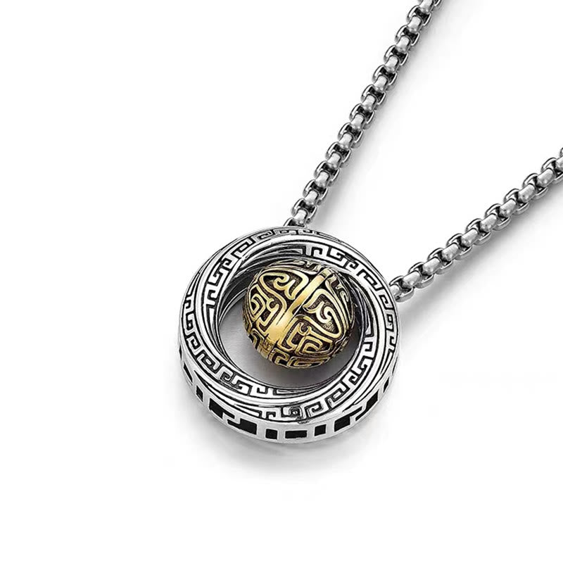 Buddha Stones Mobius gelukskraal koperen welvaart Ketting - image 3