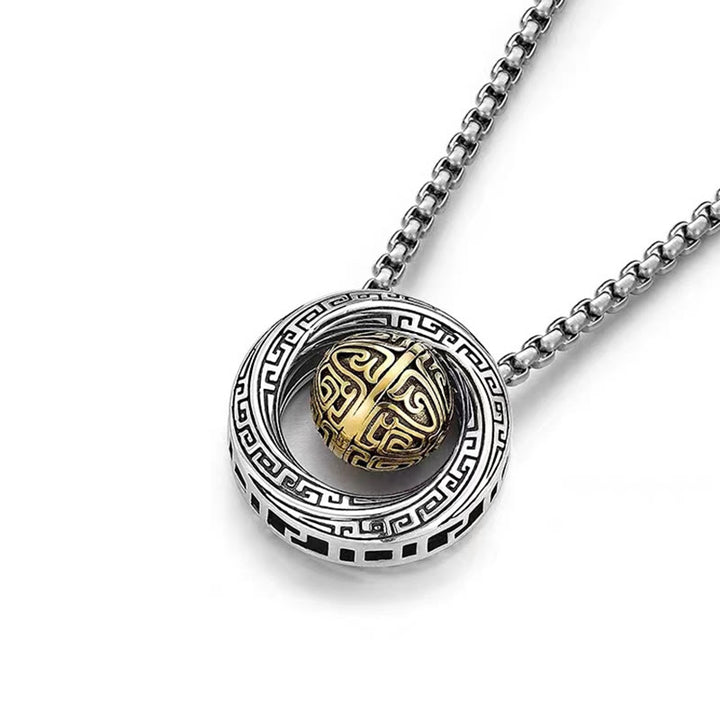 Buddha Stones Mobius gelukskraal koperen welvaart Ketting - image 3