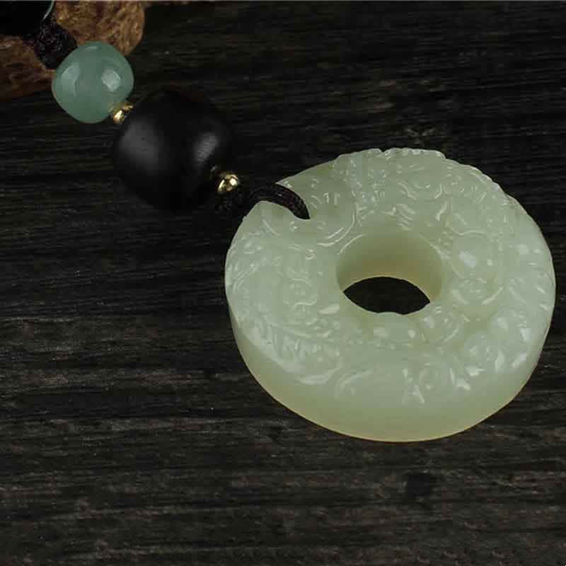 Buddha Stones PiXiu Jade Vredesgesp Sleutelhanger voor Overvloed en Rijkdom - image 11