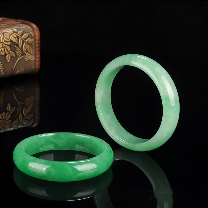Buddha Stones Kwartsiet Jade Helende Overvloed Beschermende Bangle-armband - image 7