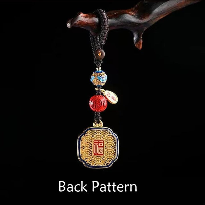 Buddha Stones Fu Karakter Zegen Ruyi Charm Sleutelhanger - image 3