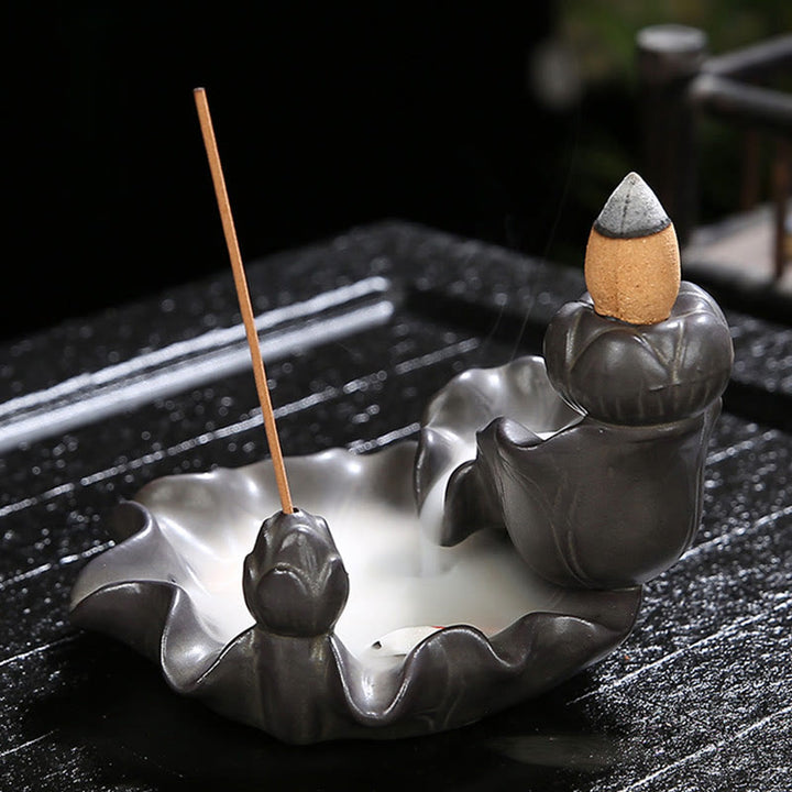 Buddha Stones Koi-vis Wierook decoratie - image 6