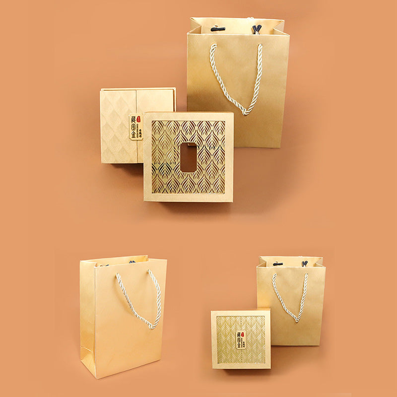 Retro sieraden opbergdoos met verenpatroon, geschenkdoos - image 6