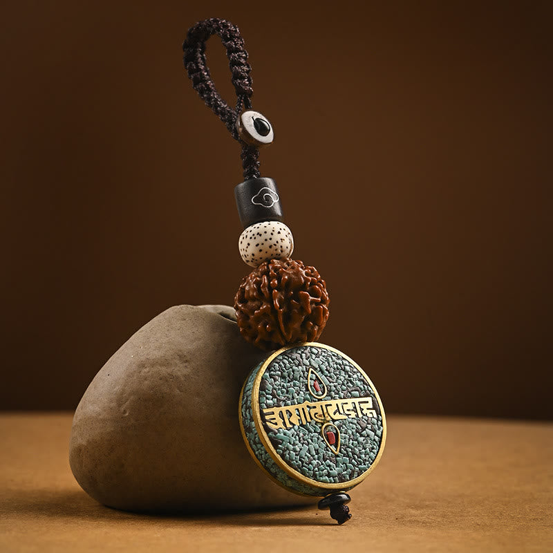 Buddha Stones Tibetaanse Om Mani Padme Hum Bodhi Seed Peace sleutelhanger - Om Mani Padme Hum - image 16