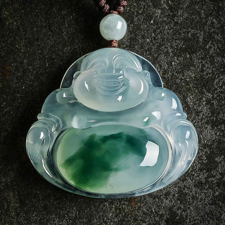 Buddha Stones Cyan Jade Ketting - Cyaan Jade - image 0