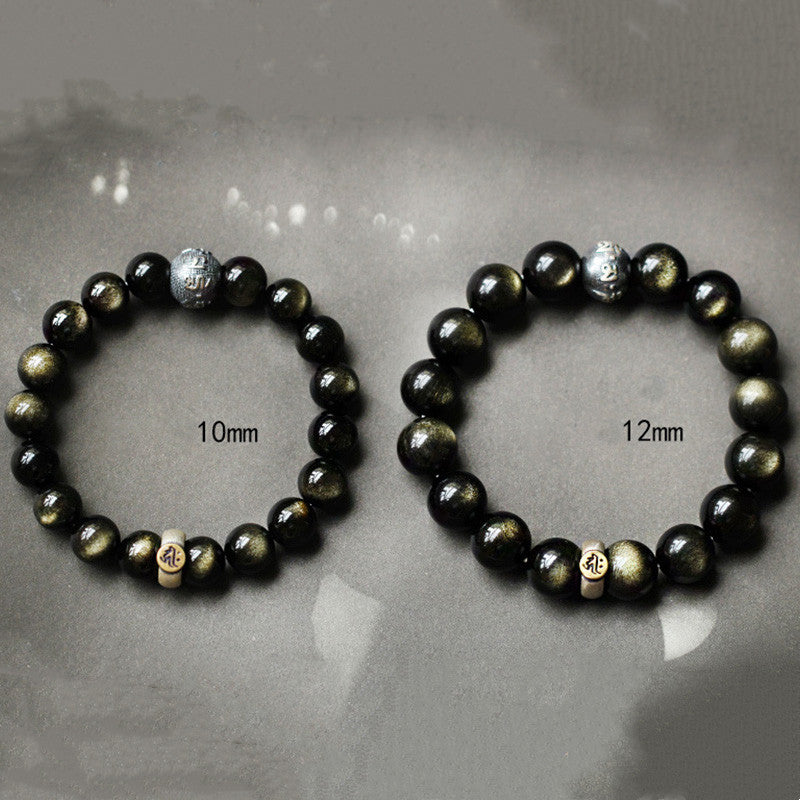 Buddha Stones Chinese dierenriem geboorte Boeddha Obsidiaan Armband - image 18