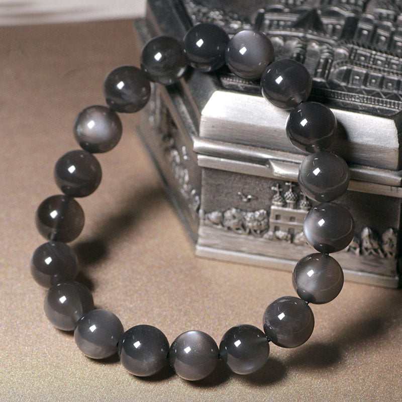 Buddha Stones Armband met kralen van natuurlijke maansteen voor positieve liefde - image 1