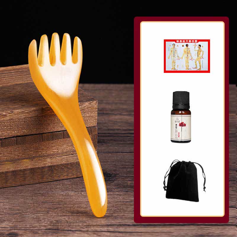 Hars Gua Sha Massage Kam Gereedschap Set - image 18