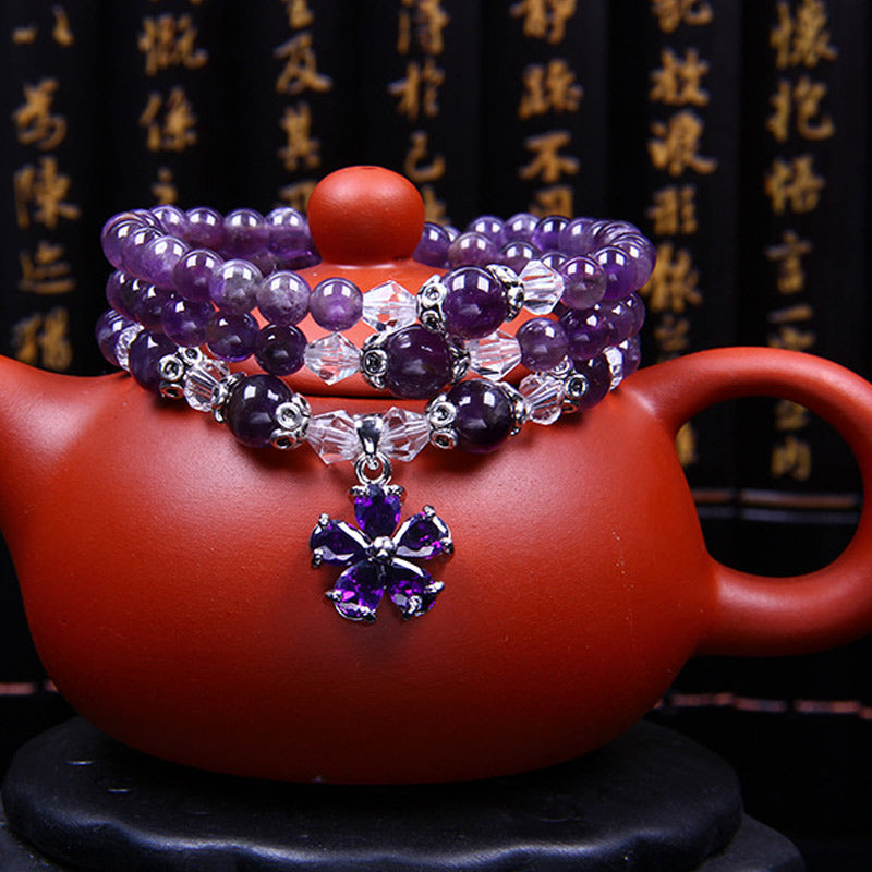 Buddha Stones Tibetaanse amethist Armband - image 3