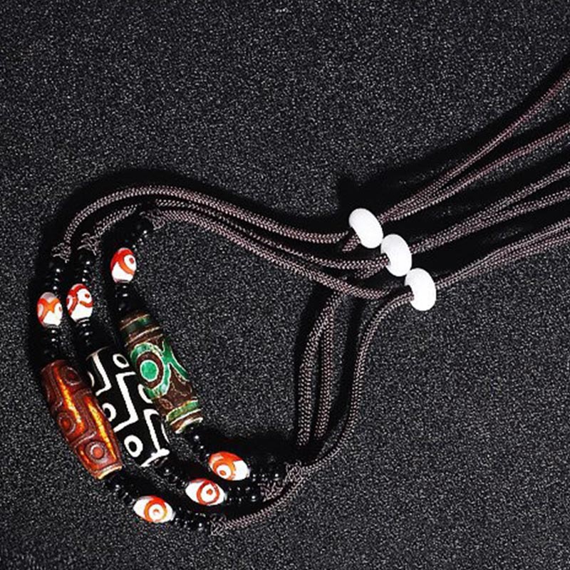 Buddha Stones Tibetaanse negenoog Dzi kralen Ketting - image 10