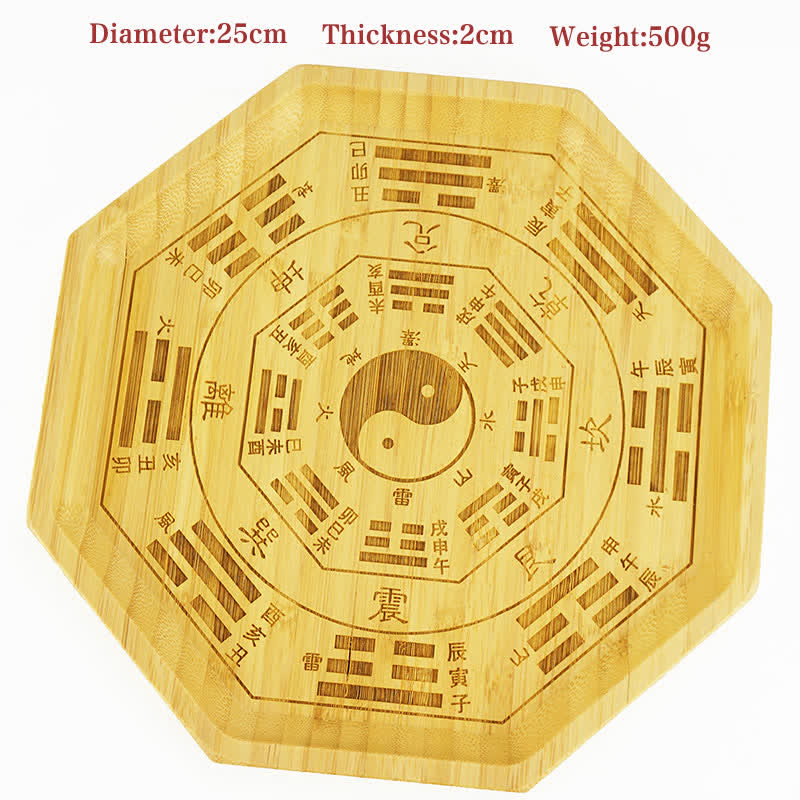 Feng Shui Bamboe Bagua Kaart Harmonie Energie Kaart - Bagua-kaart 25 cm - image 28