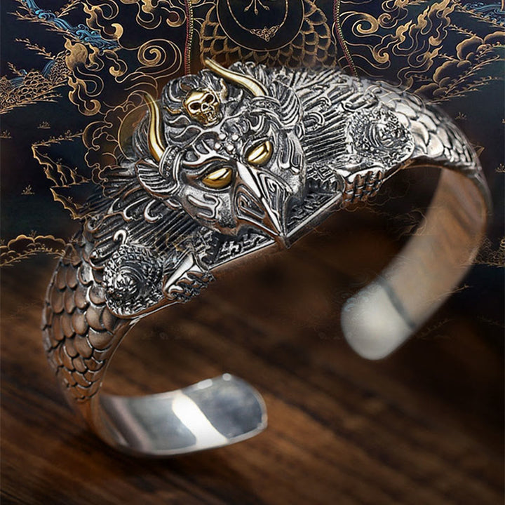 Buddha Stones Tibetaanse Garuda vogel wijsheids- en Bangle-armband - image 10