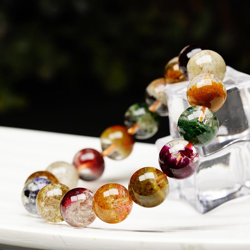 Buddha Stones Natuurlijke Armband met diverse edelstenen en kristallen - Diverse kristallen Armband - image 0
