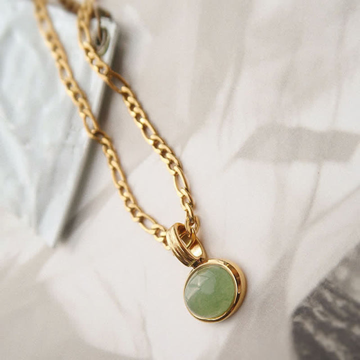 Ovale turquoise hanger van sterk titaniumstaal voor Ketting - image 9