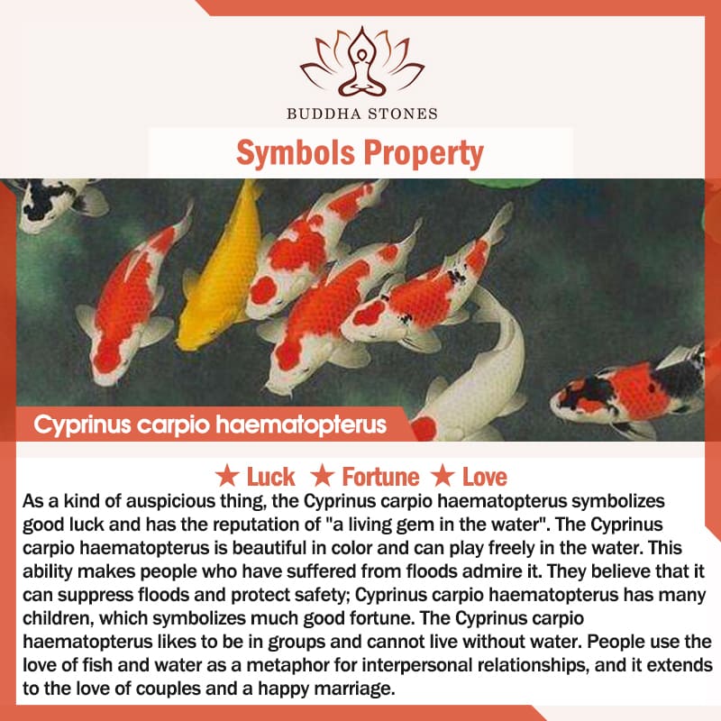 Buddha Stones Natuurlijke witte jade koi Ketting - image 7