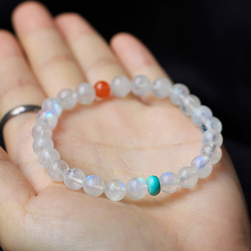 Buddha Stones Maansteen Armband voor rust, genezing en positieve energie - image 5