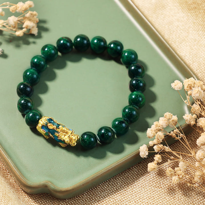 Buddha Stones Feng Shui PiXiu Jade Armband - image 3
