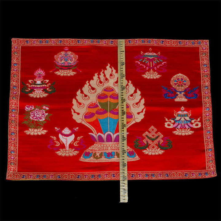 Gebedsaltaarmat, helende meditatie, mat met 8 gelukssymbolen - image 5