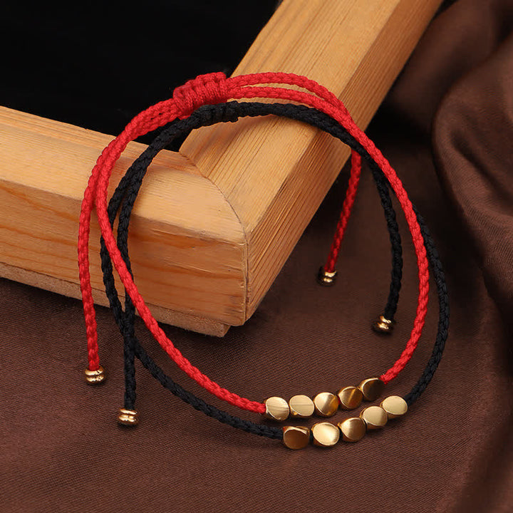 Buddha Stones Feng Shui geluksarmbandje met rood Armband - image 3