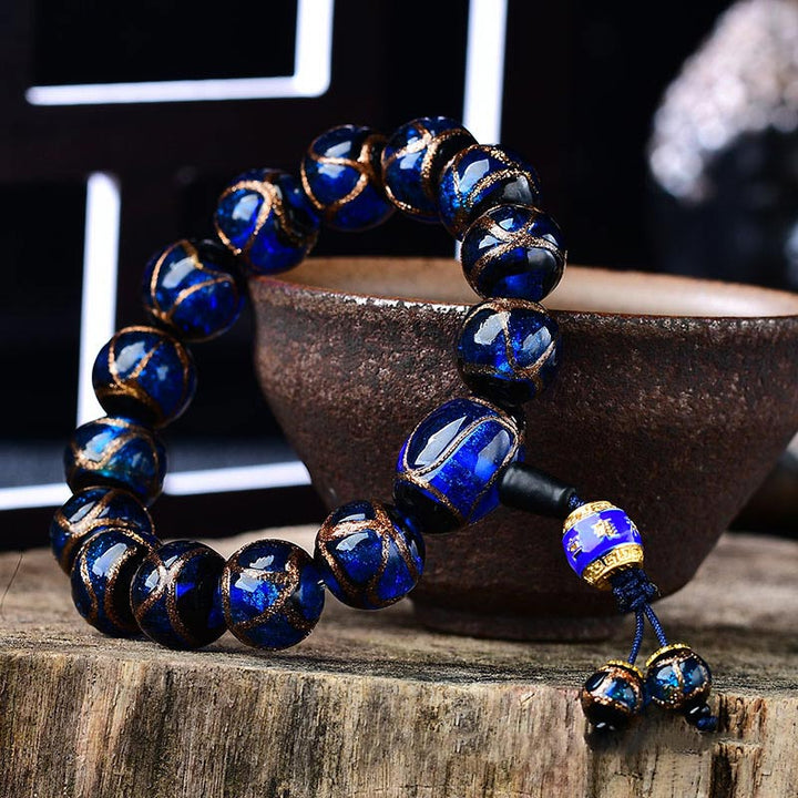 Tibetaanse Armband met drakenaderagaat voor helende doeleinden - image 15