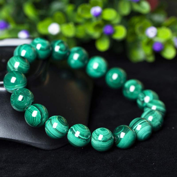 Buddha Stones Natuurlijke malachiet Armband voor rust en ontspanning - image 2