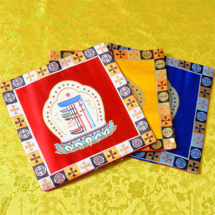 Gebedsaltaarmat Man-Bcu Kalachakra Genezingsmeditatie Jacquardmat - image 3