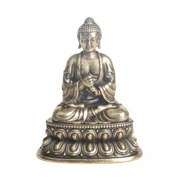 Buddha Stones Tathagata Boeddha Sereniteit Koperen Beeld Decoratie - image 8