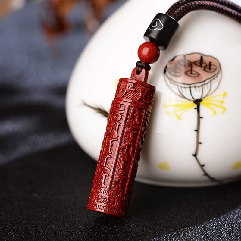 Buddha Stones Tibetaanse cinnaber mantra concentratie Ketting - image 1