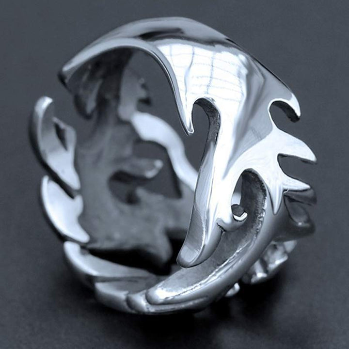 Buddha Stones Verstelbare Ring met drakenpatroon voor extra bescherming. - image 18