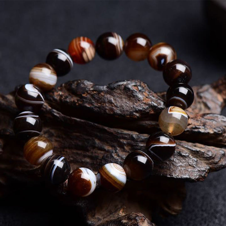 Buddha Stones Tibetaanse sardonyx Armband - image 6