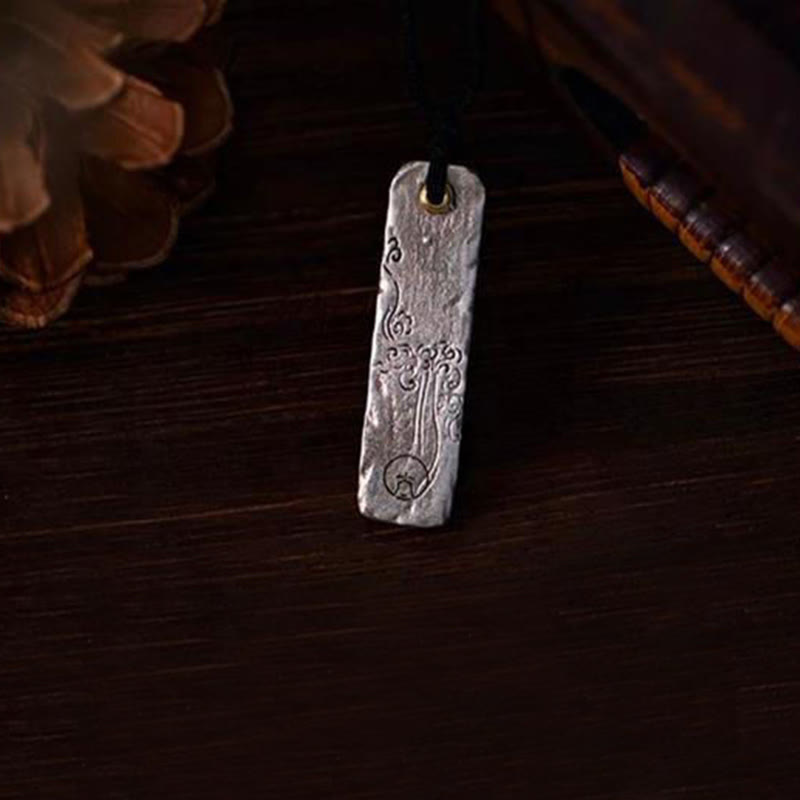 Buddha Stones Een fortuin maken Chinese karakter koperen munt rijkdom Ketting - image 5
