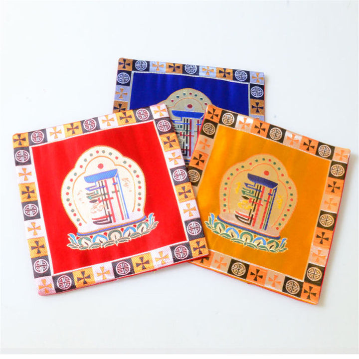 Gebedsaltaarmat Man-Bcu Kalachakra Genezingsmeditatie Jacquardmat - image 0