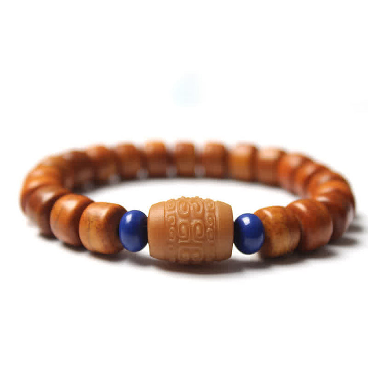 Buddha Stones Tibetaanse botkralen Om Mani Padme Hum sterkte Armband - 10* 8mm - Bodhizaad (Voorspoed ♥ Geluk) - image 8