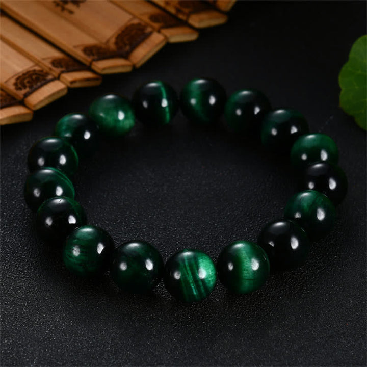 Buddha Stones Natuurlijke groene tijgeroog Armband - image 4