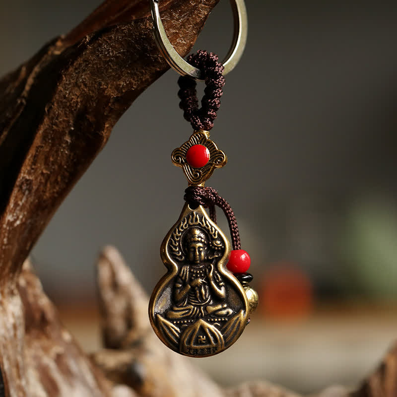 Mahasthamaprapta Bodhisattva Boeddha zegen sleutelhanger - image 1