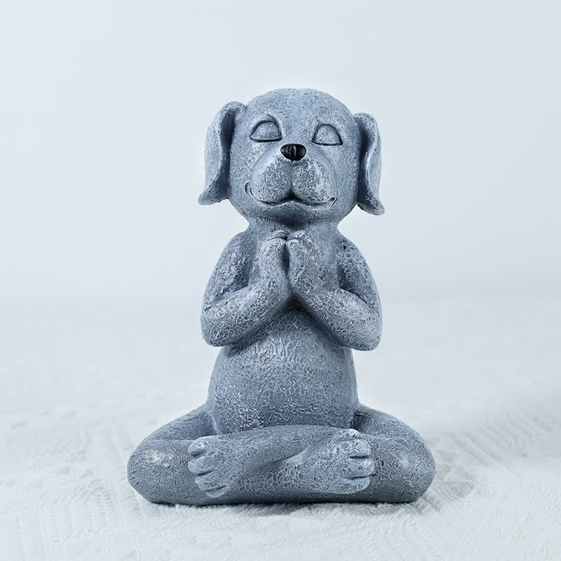 Buddha Stones Mediterende Zen Hond Kat Kikker Decoratie - image 1